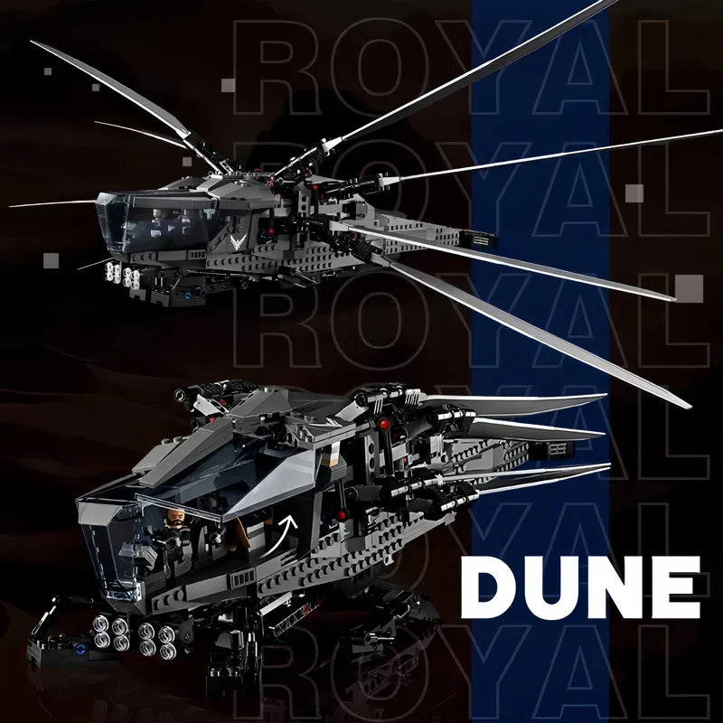 Dune Atreides Ornithopter Building Kit – 1369-Piece Model Set (Compatible with Major Brands-1