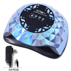 Professional UV LED Nail Lamp 216W Smart Sensor Gel Dryer - 36 LEDs Fast Curing Light for All Gels, Eye Care, No Dark Hands