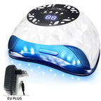 Professional UV LED Nail Lamp 216W Smart Sensor Gel Dryer - 36 LEDs Fast Curing Light for All Gels, Eye Care, No Dark Hands