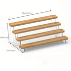 Elevate and Showcase with Our Wooden Riser Shelf-2