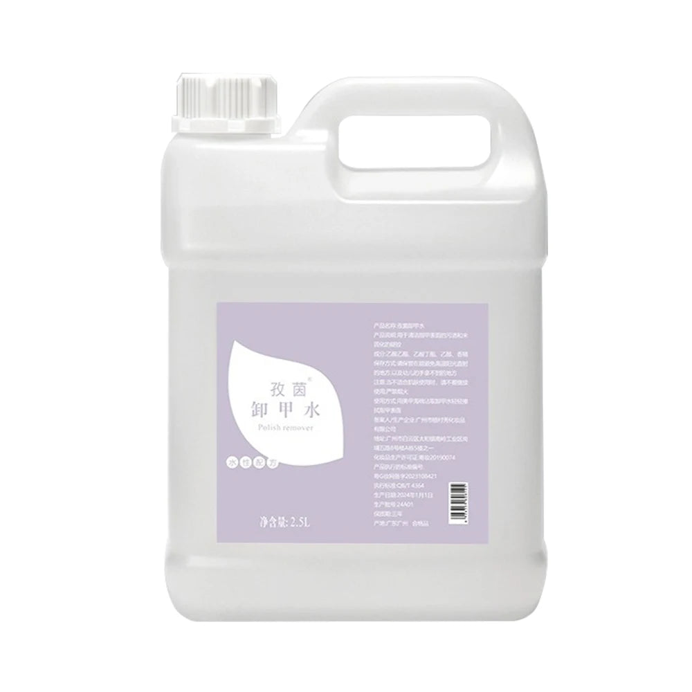 2500ml Nail Gel Polish Remover Professional UV Gel Remover Large Capacity Nail Cleaner