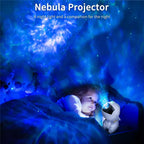 Starry Sky Projector LED Night Light Astronaut Lamp Star Light Rotation Ceiling Lamp Decoration for Bedroom Decoration Gift