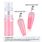 12Colors Ombre Spray Nail Dipping Powder 10g Neon Gradient Pastel Nail Pigment Ombre Spray Powder Diy Nail Supplies $%RT