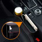 LuxPocket™ Leather Car Seat Gap Organizer – Declutter Your Drive in Style