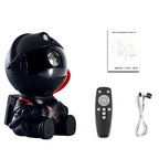 Starry Sky Projector LED Night Light Astronaut Lamp Star Light Rotation Ceiling Lamp Decoration for Bedroom Decoration Gift