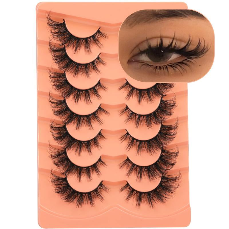 100D Volume Lash Cluster Kit - Natural Wispy Individual Eyelash Extensions (9-16mm) with DIY Application Tools, Lash Bond, and Seal