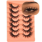 100D Volume Lash Cluster Kit - Natural Wispy Individual Eyelash Extensions (9-16mm) with DIY Application Tools, Lash Bond, and Seal