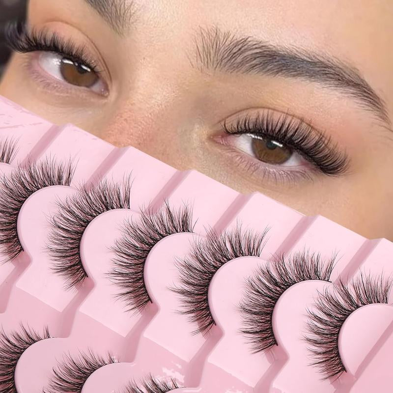 100D Volume Lash Cluster Kit - Natural Wispy Individual Eyelash Extensions (9-16mm) with DIY Application Tools, Lash Bond, and Seal