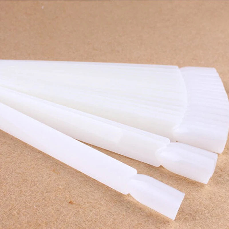 High Quality 50Pcs Display Key Ring Nail Art Tips Pop Stick Fan Polish Practice Wheel Kit