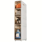 Maximize Your Bathroom Space with our Waterproof Trolley Storage Rack-0