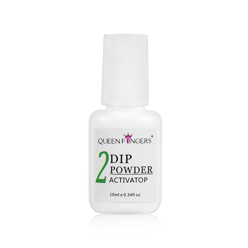 1/4pcs Dipping Nail Powder System Liquid Kit (Base Activator Top Brush Saver)