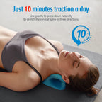 Neck Stretcher for Pain Relief, Neck and Shoulder Relaxer Cervical Traction Device Pillow for Muscle Relax and TMJ Pain Relief