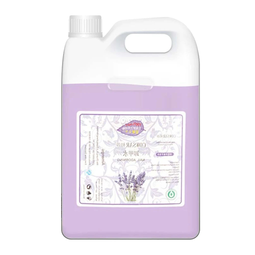 2500ml Nail Gel Polish Remover Professional UV Gel Remover Large Capacity Nail Cleaner