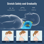 Neck Stretcher for Pain Relief, Neck and Shoulder Relaxer Cervical Traction Device Pillow for Muscle Relax and TMJ Pain Relief