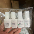 1/4pcs Dipping Nail Powder System Liquid Kit (Base Activator Top Brush Saver)