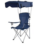 Outdoor Folding Chair Shade with Steel Frame Seat-0