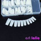 100Pcs Colorful Acrylic False Nails French Tips Practice Manicure Kit for Nail Art Salon Tools