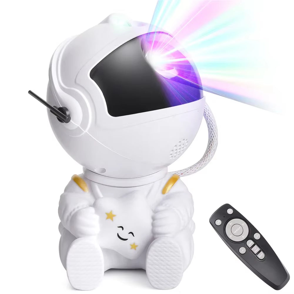 Starry Sky Projector LED Night Light Astronaut Lamp Star Light Rotation Ceiling Lamp Decoration for Bedroom Decoration Gift