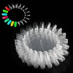 10sets 200 tips False Nail Swatches Wheels, Nail Polish Color Display Manicure Practice Color Tester Board for Home  Salon DIY