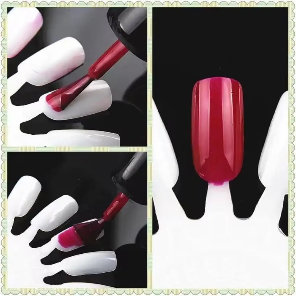 10sets 200 tips False Nail Swatches Wheels, Nail Polish Color Display Manicure Practice Color Tester Board for Home  Salon DIY