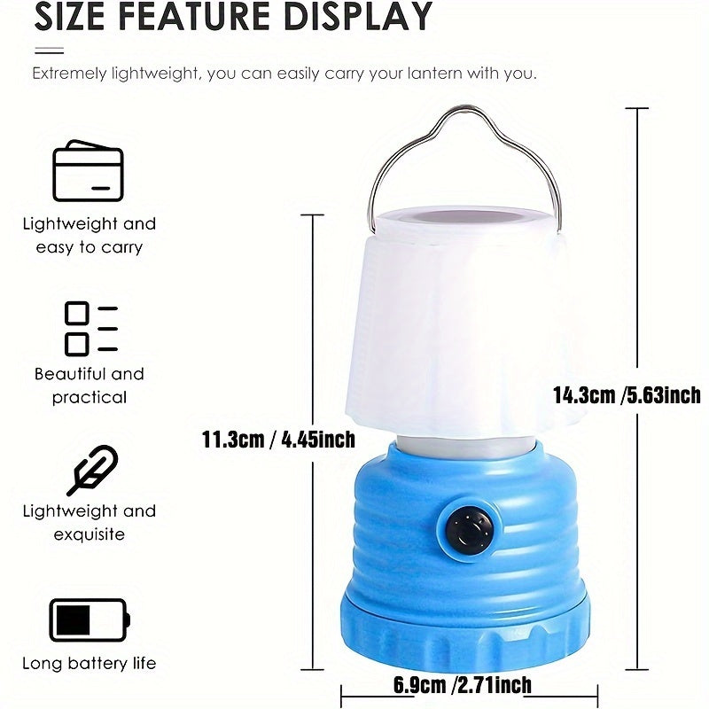 Camping Lantern with Flame Flicker Mode-3