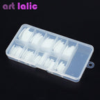 100Pcs Colorful Acrylic False Nails French Tips Practice Manicure Kit for Nail Art Salon Tools