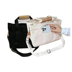 Large Capacity with Removable Bottom Canvas Tote Bag