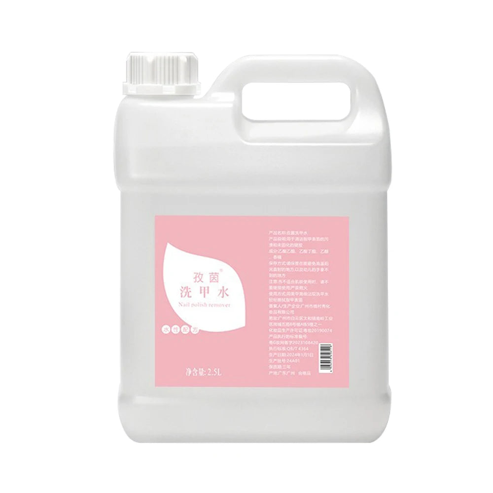 2500ml Nail Gel Polish Remover Professional UV Gel Remover Large Capacity Nail Cleaner