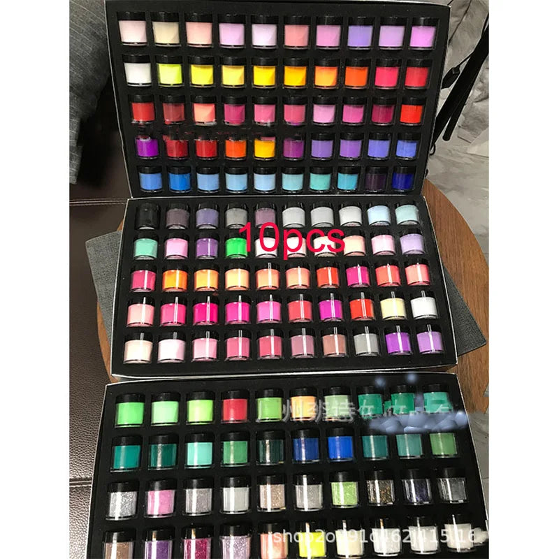 Acrylic Nail Dip Powder Set 10/20/40/50 Jars  (10g Jar )